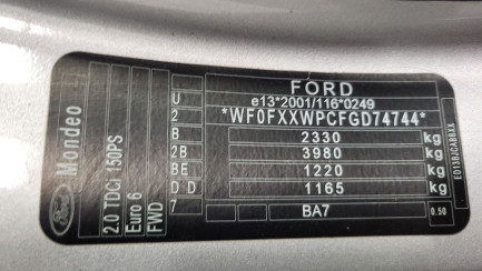 Zdjęcie przedmiotu: Ford Mondeo 2.0 TDCi Gold X (Trend)