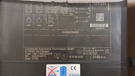 Zdjęcie przedmiotu: Цифровий тахограф VDO версії G2V2