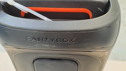 Zdjęcie przedmiotu: JBL PartyBox Stage 320 Power Audio Speaker Black, 240W, Bluetooth, 18-Hour Battery, Mic and Guitar Input, IPX4