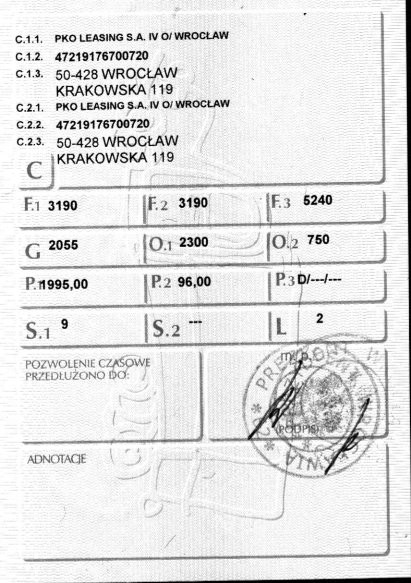 Zdjęcie przedmiotu: Ford Transit Custom 320 2.0 TDCi E6.2 3.2t L2 Trend Oświadczenie o utracie DR