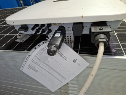 Zdjęcie przedmiotu: Elements of a photovoltaic installation with a capacity of 9.9 kWp
