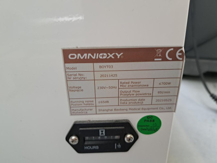 Zdjęcie przedmiotu: OMNIOXY DUO hyperbaric chamber