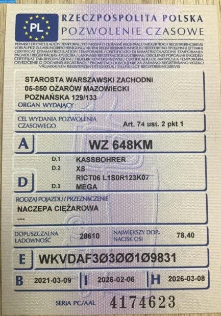 Zdjęcie przedmiotu: KASSBOHRER MEGA Dropside