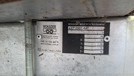 Zdjęcie przedmiotu: PRZYCZEPA GASTRONOMICZNA WOKADER W4A SHINE SPRING