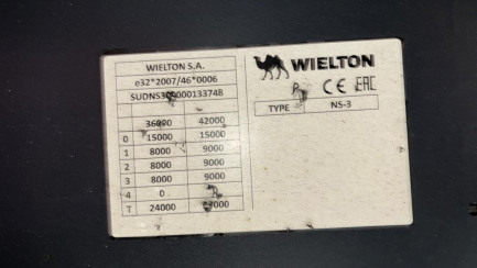 Zdjęcie przedmiotu: WIELTON NS 3 K/13.62 36.0t