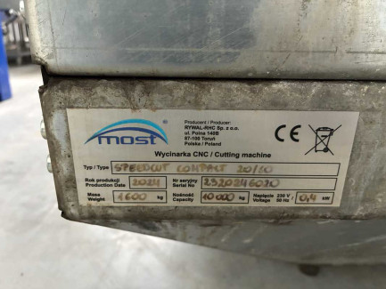 Zdjęcie przedmiotu: RYWAL-RHC Sp. z o.o. SPEEDCUT COMPACT 20/60 CNC plasma cutter