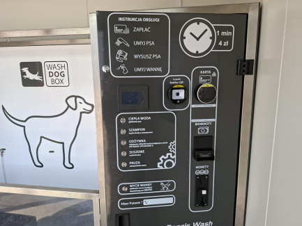 Zdjęcie przedmiotu: Self-service dog wash WASH DOG BOX with STANDARD kiosk