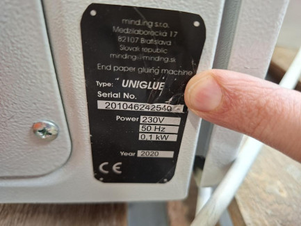 Zdjęcie przedmiotu: UNIBAND devices for gluing headbands and bookends UNIGLUE