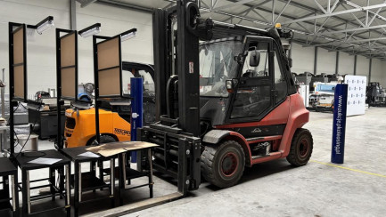 Дизельний вилковий навантажувач Linde H50T-02