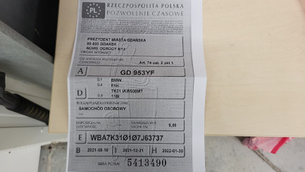 Zdjęcie przedmiotu: BMW 118i M Sport aut Oświadczenie o utracie DR