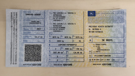 Zdjęcie przedmiotu: Renault Trafic Kombi 2.0 Blue dCi L2 Equilibre