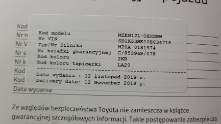 Zdjęcie przedmiotu: Toyota Corolla 2.0 Hybrid Selection