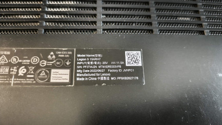 Zdjęcie przedmiotu: Notebook / Laptop 'l 5.6" Lenovo Legion 5-15 R5 6600H/l6GB/512 RTX3050T| 165Hz