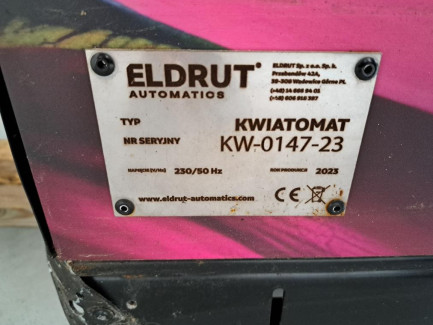 Zdjęcie przedmiotu: ELDRUT K6 Flower Machine