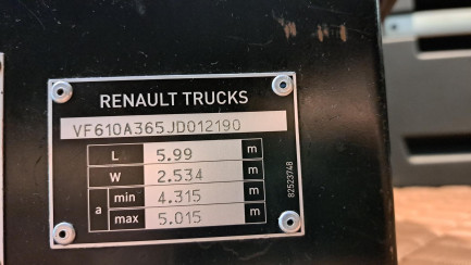 Zdjęcie przedmiotu: Renault T E6 18.0t High Cab