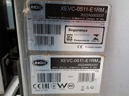 Zdjęcie przedmiotu: Пароконвектомат UNOX S.p.A. XEVC-0511-E1RM.0
