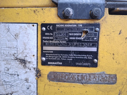 Zdjęcie przedmiotu: Koparka gąsiennicowa KOMATSU PC138US-11