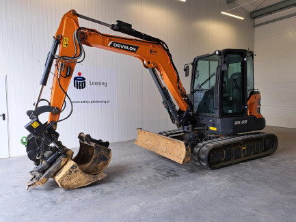 DEVELON DX63-7 mini excavator