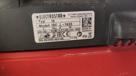Zdjęcie przedmiotu: Odkurzacz przemysłowy ELECTROSTAR IS ISC L-1625 TOP