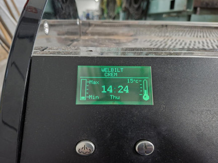 Zdjęcie przedmiotu: 2-group coffee machine CARAT Display 2GR TS (EBEE-D61B-12AM)