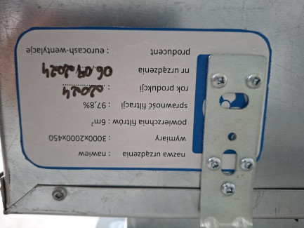 Zdjęcie przedmiotu: Ventilation system for the paint shop