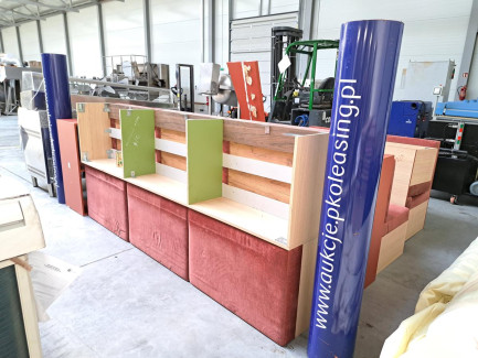 Restaurant equipment (sofas and shelves)