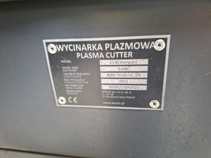 Zdjęcie przedmiotu: Wycinarka plazmowa SERON COMPACT 1530