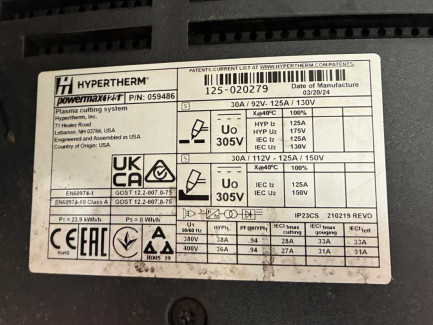 Zdjęcie przedmiotu: RYWAL-RHC Sp. z o.o. SPEEDCUT COMPACT 20/60 CNC plasma cutter