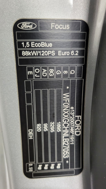 Zdjęcie przedmiotu: Ford Focus 1.5 EcoBlue ST-Line Business