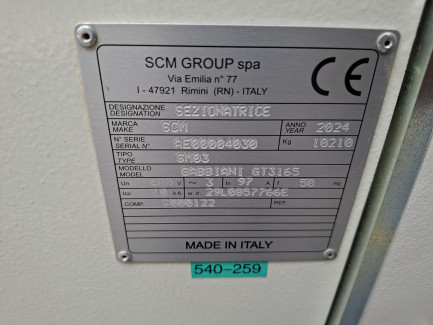 Zdjęcie przedmiotu: Pilartka panelowa z platformą załadowczą SCM GABBIANI GT3 165