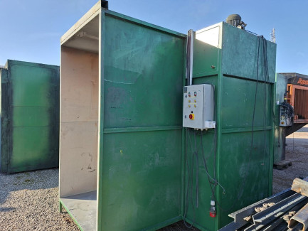 Zdjęcie przedmiotu: Елементи лінії термічного порошкового фарбування WOLMAL + Система ручного нанесення порошкової фарби з вібраційним столом Nordson ENCORE LT – 2 шт.