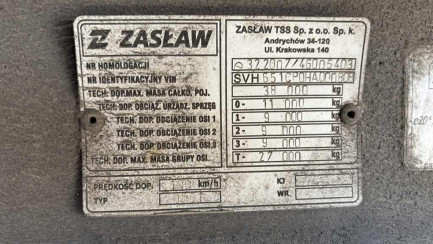 Zdjęcie przedmiotu: ZASŁAW D-651 35.0t