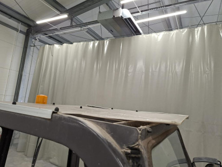 Zdjęcie przedmiotu: Вилочний навантажувач HANGCHA CPQD25N-RW22 + захоплення для трубчастих піноблоків Malik MFMS20D-080A