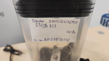 Zdjęcie przedmiotu: HAMILTON BEACH HBB 255 RIO blender