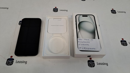 Zdjęcie przedmiotu: Smartfon / Telefon APPLE iPhone 15 128GB Czarny kod prod. MTP03HX/A