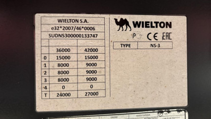 Zdjęcie przedmiotu: WIELTON NS 3 K/13.62 36.0t