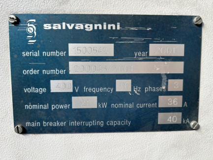 Zdjęcie przedmiotu: Centrum gnące SALVAGNINI P2 Performer