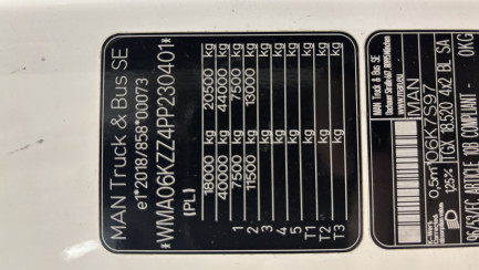 Zdjęcie przedmiotu: MAN TGX E6e 18.0t BL-SA(GX)