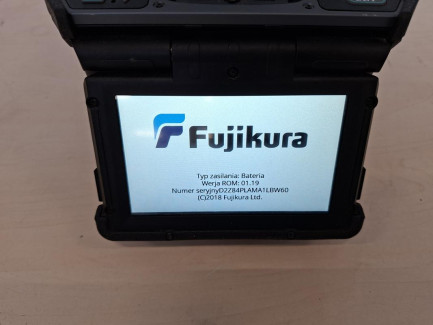 Zdjęcie przedmiotu: FUJIKURA 90S+ Fiber Optic Splicer with CT-50 Cutter