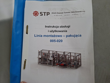 Zdjęcie przedmiotu: Linia montażowo-pakująca STP Adam Sawicki Tomasz Jakuszewski s.c. LLVS-2 przeznaczona do automatycznego umieszczania zestawu żar&oacute;wek wewnątrz kapsuły z tworzywa sztucznego