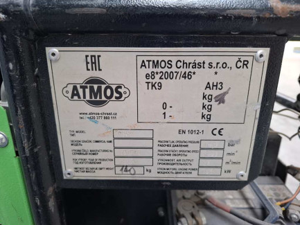 Zdjęcie przedmiotu: Atmos PB82 screw compressor equipped with an aftercooler with water separator