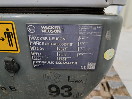 Zdjęcie przedmiotu: Гусеничний міні-екскаватор WACKER NEUSON ET24