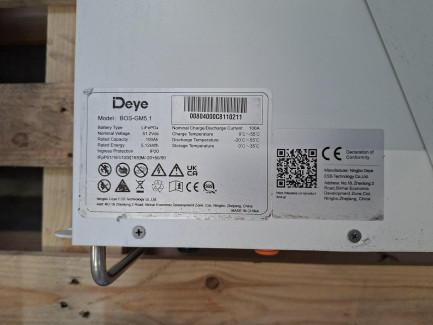 Zdjęcie przedmiotu:  Elements of the JASOLAR JAM54D40-425/MB photovoltaic installation with a capacity of 49.2 kW with a DEYE energy storage