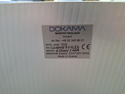 Zdjęcie przedmiotu: P&oacute;łautomatyczna zgrzewarka tacek BOKAMA GS100B