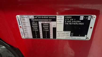 Zdjęcie przedmiotu: SCANIA S 460 Super A 4x2 NA Highline E6 18.0t