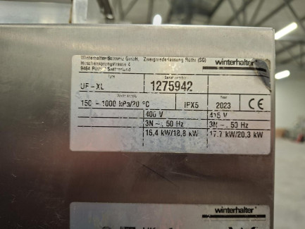 Zdjęcie przedmiotu: WINTERHALTER UF-XL hood type commercial dishwasher