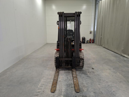 Zdjęcie przedmiotu: Вилочний навантажувач HANGCHA CPQD25N-RW22 + захоплення для трубчастих піноблоків Malik MFMS20D-080A