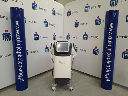 Urządzenie kosmetyczne STUDIO FIGURA Power Shaper Pro wykorzystywane do stymulacji mięśni do intensywnej pracy, prowadząc do ich wzmocnienia i redukcji tkanki tłuszczowej.