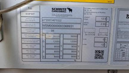 Zdjęcie przedmiotu: SCHMITZ SCS 24 Dropside