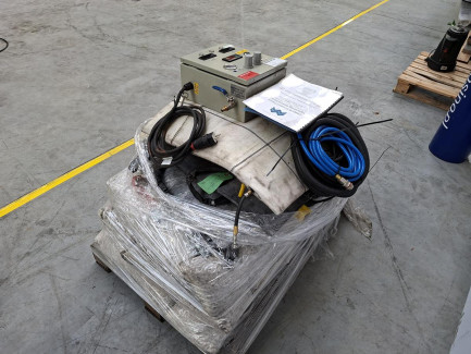 Zdjęcie przedmiotu: System do wulkanizacji opon Monaflex TRRS D umożliwia wykonywanie napraw na gorąco powierzchni bocznej, barku oraz bieżnika opony